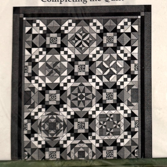Northern Lights Quilt Kit Complete Set Fabric + Patterns + Backing Marti Michell - Picture 1 of 10